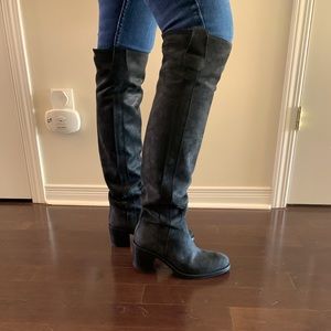 Freelance knew high suede size 37